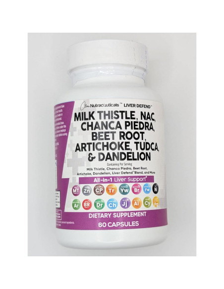 Suplemento Hepático Clean Nutraceuticals 60 Cápsulas 28 en 1