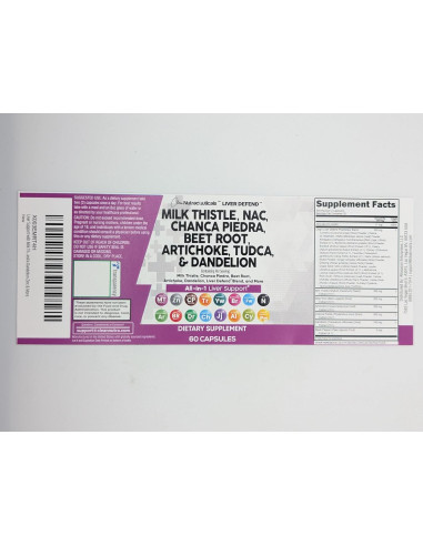 Suplemento Hepático Clean Nutraceuticals 60 Cápsulas 28 en 1