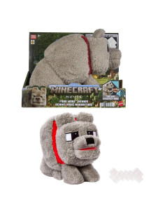 Peluches interactivos Mattel Minecraft Dennis Lobo 30.48 cm