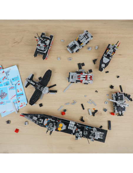 Juego de Bloques de Construcción Portaaviones 1296 Piezas EP Juego de Bloques de Construcción Portaaviones 1296 Piezas EP
