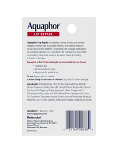 Ungüento Reparador de Labios Aquaphor 10.4 ml - Hidratación Duradera 2