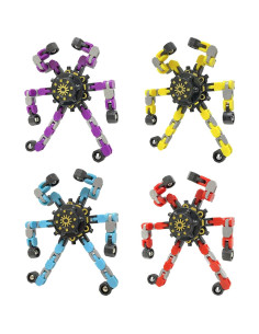 Paquete de 4 Spinners Antiestrés Transformables Buluwans 2