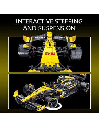 Kit de Construcción Coche de Carreras JSINMA F1 R.S.20 1650 Piezas