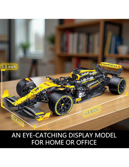 Kit de Construcción Coche de Carreras JSINMA F1 R.S.20 1650 Piezas Kit de Construcción Coche de Carreras JSINMA F1 R.S.20 1650 Piezas