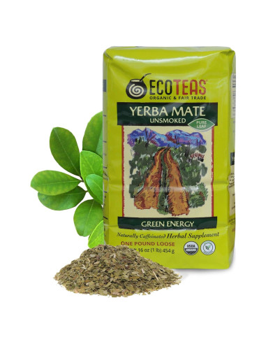 Té de Yerba Mate Orgánico ECOTEAS 0.45 kg - Energía Natural