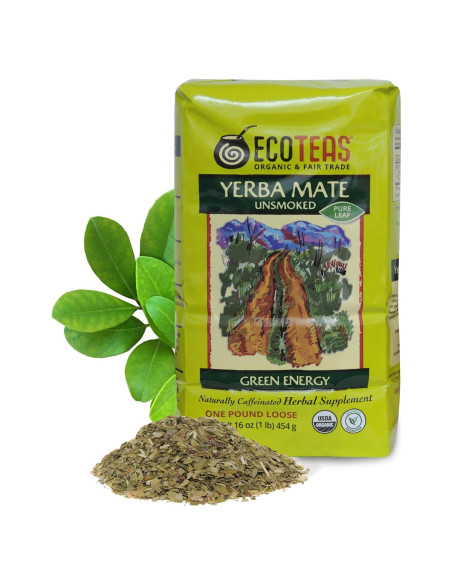 Té de Yerba Mate Orgánico ECOTEAS 0.45 kg - Energía Natural