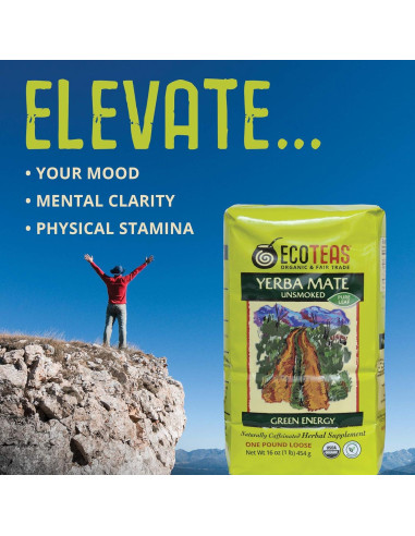 Té de Yerba Mate Orgánico ECOTEAS 0.45 kg - Energía Natural