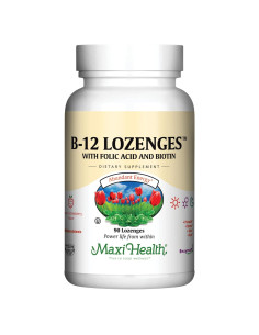 Pastillas Sublinguales de Vitamina B12 Maxi - 90 Unidades
