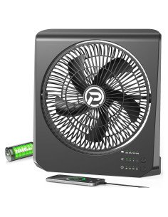 Ventilador de caja portátil Cmyfato F016 10" recargable 20000mAh