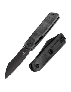 Cuchillo de bolsillo Kizer Klipper 80mm acero 154CM micarta negro