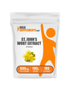 Extracto de Hierba de San Juan BulkSupplements 600mg 100g Vegano