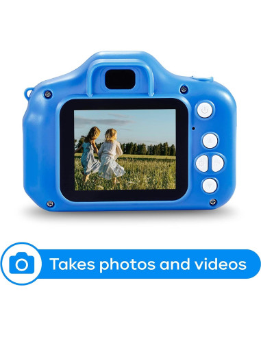 Cámara Digital Kidzcam Vivitar 12 MP HD para Niños Azul