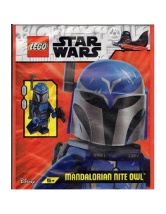 Minifigura LEGO Nite Owl Mandalorian con Blaster 5cm 2