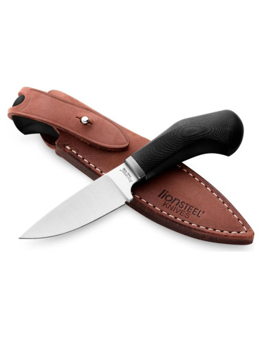Cuchillo Fijo EDC LionSTEEL WILLY, Acero M390, Hecho en Italia