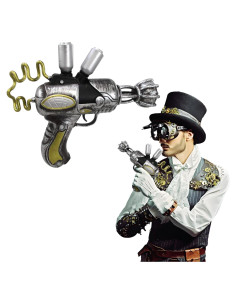 Pistola Rayos Steampunk Nicky Bigs 25.4 cm Accesorio Cosplay