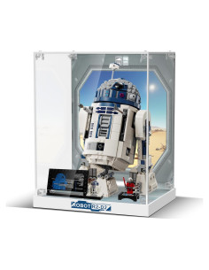 Caja de Exhibición Acrílica NAOCARD para Lego R2-D2 75379