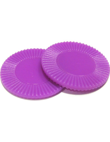 Fichas de Póker Mini Moradas Koplow Games - Tubo de 50 Unidades