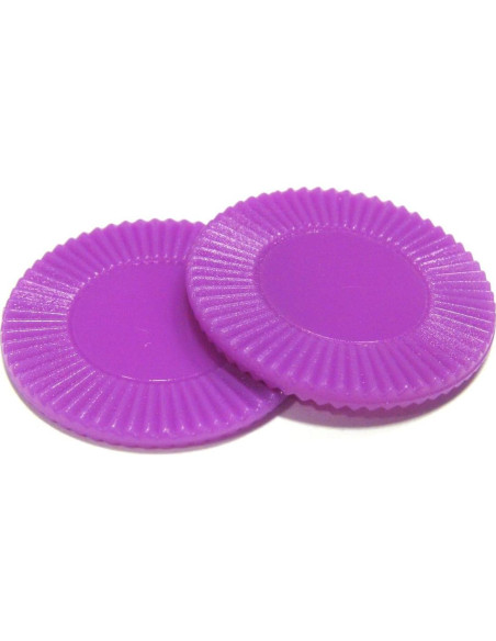 Fichas de Póker Mini Moradas Koplow Games - Tubo de 50 Unidades