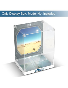 Caja de Exhibición Acrílica NAOCARD para Lego R2-D2 75379 2