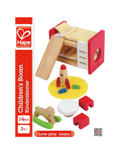 Muebles de Casa de Muñecas Hape 1:12 con Accesorios 2