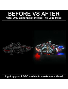 Kit de Luz LED Hilighting para Lego Star Wars Dark Falcon 2