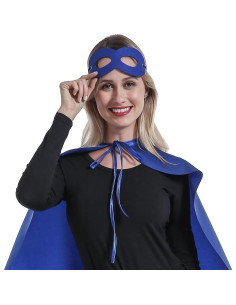 Set de Capas y Máscaras de Superhéroe ADJOY para Adultos - 5 Piezas 2