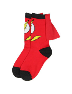 Calcetines de Crew DC Comics The Flash con Capa para Niños 4-6