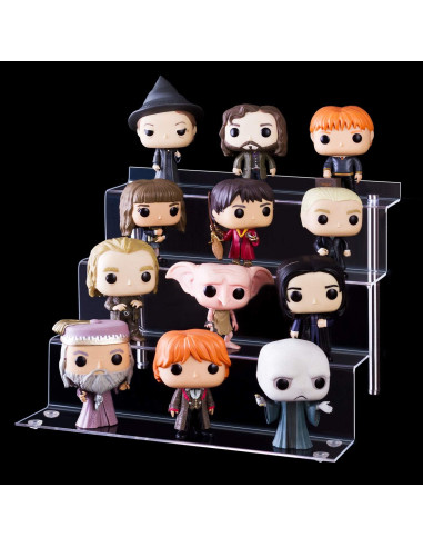 Soporte de Exhibición Acrílico LileZbox 4 Pasos 30.48x22.35cm