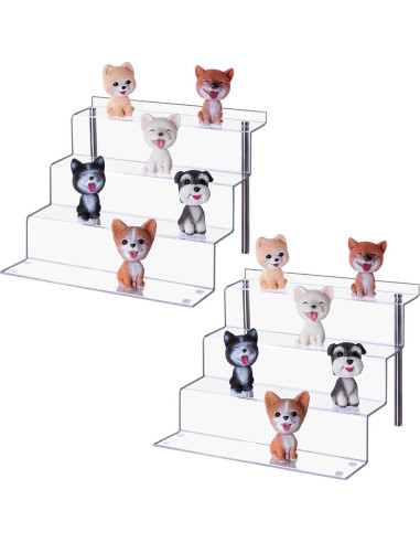 Soporte de Exhibición Acrílico LileZbox 4 Pasos 30.48x22.35cm