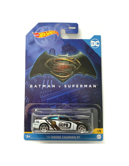 Auto a Escala Hot Wheels Dodge Charger RT Batman 1:64 Auto a Escala Hot Wheels Dodge Charger RT Batman 1:64