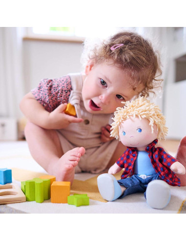 Muñeca Suave HABA Nick 30 cm para Bebés 18 meses y más