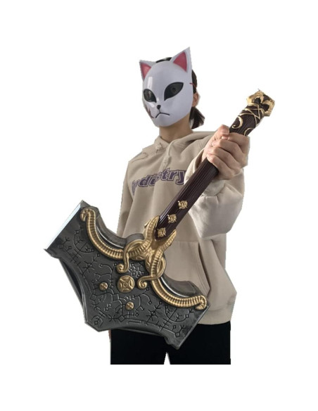 Martillo de Dios Cosplay damdos 50cm Espuma PU Accesorio Halloween