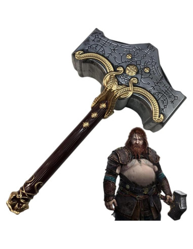 Martillo de Dios Cosplay damdos 50cm Espuma PU Accesorio Halloween