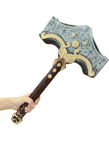 Martillo de Dios Cosplay damdos 50cm Espuma PU Accesorio Halloween