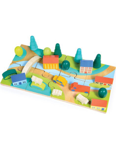 Juego de Madera Tiny Town Mentari - 29 Piezas para Niños 3+ 2