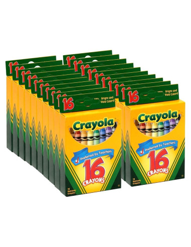 Crayones Clásicos Crayola 16 Colores Multicolor