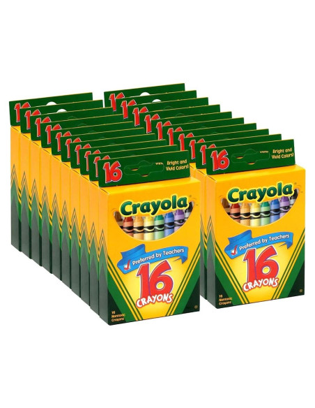 Crayones Clásicos Crayola 16 Colores Multicolor