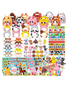 Conjunto de Fiesta de Animales de Granja YUJUN 86PCS