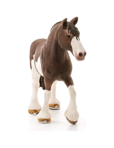 Figura de Yegua Clydesdale Schleich - Juguete Realista 16 cm 2