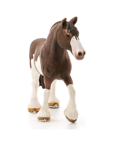 Figura de Yegua Clydesdale Schleich - Juguete Realista 16 cm