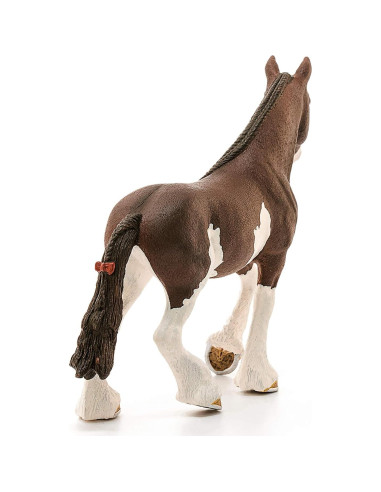 Figura de Yegua Clydesdale Schleich - Juguete Realista 16 cm