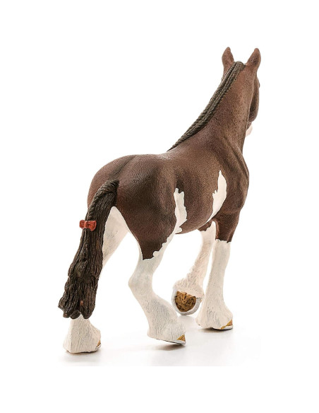 Figura de Yegua Clydesdale Schleich - Juguete Realista 16 cm
