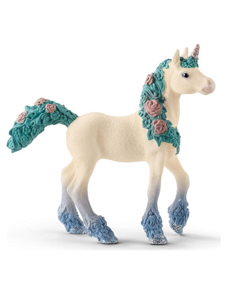 Figura de Juguete Potrillo Unicornio Flor Schleich 9x18cm 5+