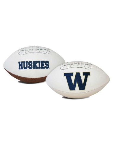 Balón de Fútbol Americano Rawlings NCAA Huskies Tamaño Completo