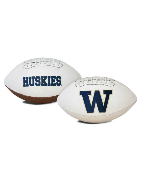 Balón de Fútbol Americano Rawlings NCAA Huskies Tamaño Completo