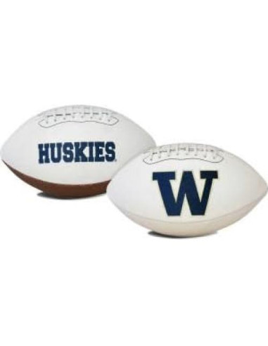 Balón de Fútbol Americano Rawlings NCAA Huskies Tamaño Completo