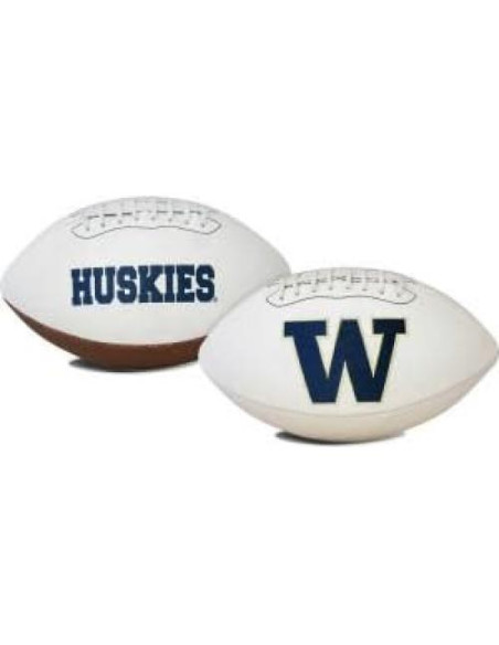 Balón de Fútbol Americano Rawlings NCAA Huskies Tamaño Completo