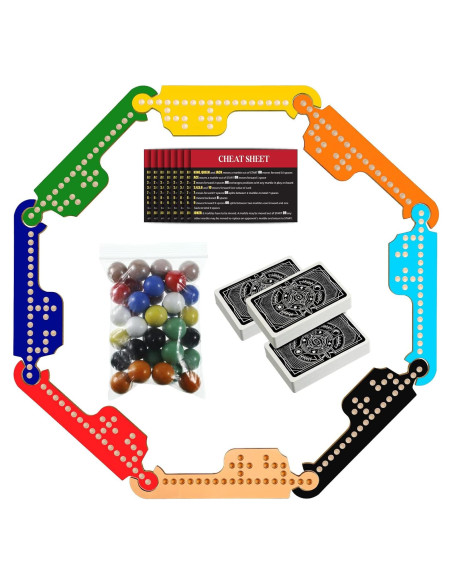 Juego de Mesa de Canicas Kathfly con 8 Tableros y 40 Canicas