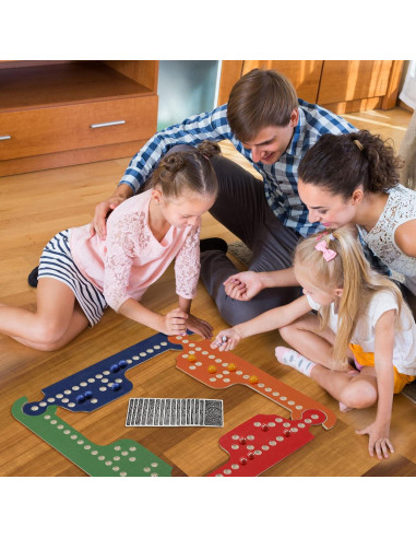 Juego de Mesa de Canicas Kathfly con 8 Tableros y 40 Canicas