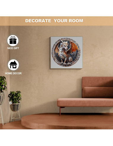 Rompecabezas de Madera 3D Dragón de Cueva NABYSHOP 200 Piezas